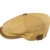 Flatcap von Bugatti aus Leinen mit Echtleder-Rand Beige 60 -