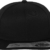 Flexfit 110 Fitted Snapback Unisex Cap für Damen und Herren, Erwachsenen Mütze mit flachem Schirm und perfekter Passform, Schwarz, one size - 