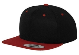 Flexfit Basecap Classic Snapback 2-Tone one Size black/red -