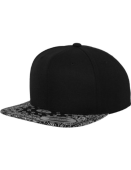 Flexfit Erwachsene Mütze Bandana Snapback, Blk, One size, 6089BD -