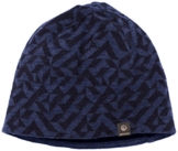 Giesswein Herren Strickmütze Zwölferkopf Blau (Korsikablau 589), One Size -