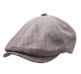 Gottmann - Flatcap Herren Memphis-675 - Size 57 cm - gris-chine-marron-38 -