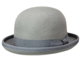 Guerra Bowler Melone Wollfilz Hut - grau 59 -