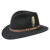 Hamlin Westernhut Stetson Felt Wollfilzhut (L/58-59 - schwarz) -