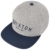 Harold Twotone Snapback Cap Flat Brim Flatbrim Basecap Baseballcap Kappe Brixton Cap Basecap (One Size - grau) - 