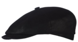 Hatteras Chevrette Ledermütze by Stetson (59 cm - schwarz) -