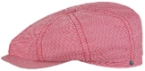 Hatteras Cotton Stripe Balloncap Stetson Flatcap Schiebermütze (M/56-57 - pink) -