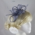 Hawkins Collection Sinamay Schleifen und Blätter Kamm Fascinator Gr. Einheitsgröße, Blau - Hellblau - 
