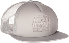 Herschel Supply Co. Wolf Grau Deboss Whaler Mesh Snapback Cap -