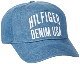 Hilfiger Denim Herren Baseball Thdm Cap 14, Blau (Mid Indigo 412), One size (Herstellergröße: OS) -