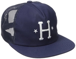 HUF Classic H Trucker Cap - Marineblau - Einstellbar -