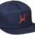 HUF Script Snapback Cap Flatbrim Basecap Baseballcap Kappe Flat Brim Mütze Baseballmütze Cap Basecap (One Size - dunkelblau) -