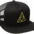 HUF Triple Triangle Trucker Cap - Schwarz - Einstellbar -