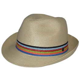 Hut bugatti Sommerhut -6-farbiges Band- 59 cm -