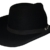 Hut Stetson Cowboyhut Hackberry Country Western wasserabweisend, Farbe:Schwarz;Größe:M - 