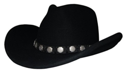 Hut Stetson Cowboyhut Hackberry Country Western wasserabweisend, Farbe:Schwarz;Größe:M -