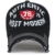 ililily authentisch MOST Moderne klassischer Stil abgenutztes Aussehen Netz Trucker Cap Hut Baseball Cap , All Black - 