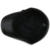 ililily Black Genuine Leather Braided Detail Military Flex Fit Flat Top Cap(cadet-601-1-M) - 