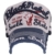 ililily BLACK REBEL Embroidery Mesh Back Pre-curved Snapback Hat Baseball Cap (ballcap-1019-1) - 