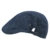 ililily Denim Cotton Newsboy Flat Cap with Strap Details on Both Sides Ivy Driver Hunting Hut (flatcap-528-1) - 