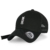 ililily DRUNK abgebildet im Logo Stickerei Solid Baumwolle lang Schlaufe Netz Baseball Cap , Black -
