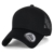 ililily einfarbig Baseball Cap einfach Netz Snapback Farbe Trucker Cap Hut , All Black -