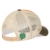 ililily Four Blatt Clover Flicken künstliches Leder Krempe Trucker Cap Hut Baseball Cap , Beige - 