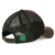 ililily Four Blatt Clover Flicken künstliches Leder Krempe Trucker Cap Hut Baseball Cap , Brown - 