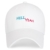 ililily HELL YEAH abgebildet im Logo Stickerei Solid Baumwolle Köper Netz Baseball Cap Dad Hut , White - 