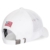 ililily HELL YEAH abgebildet im Logo Stickerei Solid Baumwolle Köper Netz Baseball Cap Dad Hut , White - 