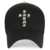 ililily Kreuz Form gothisch English abgebildet im Logo Stickerei Baseball Cap Netz Trucker Cap Hut , Black - 