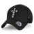ililily Kreuz Form gothisch English abgebildet im Logo Stickerei Baseball Cap Netz Trucker Cap Hut , Black -