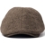 ililily Linen Flat Cap Cabbie Hat Gatsby Ivy Irish Hunting Newsboy Stretch (flatcap-531-11) - 