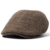 ililily Linen Flat Cap Cabbie Hat Gatsby Ivy Irish Hunting Newsboy Stretch (flatcap-531-11) -