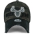 ililily Reh HUNT WILD LIFE Stickerei abgebildet im Logo Tarnkleidung (Camouflage) Krone Netz Baseball Cap , Black - 