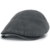 ililily Schirmmütze: auch Flat Cap genannt, besteht aus gewaschener Baumwolle, Cabbie (Chauffeurmütze), Gatsby/Ivy Stil, irische Golfermütze, Schiebermütze (One Size, Charcoal) -