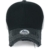 ililily schwarz klassischer Stil abgenutztes Aussehen Netz Snapback blanke Vorderseite Trucker Cap Hut Baseball Cap (ballcap-1472-1-M) - 