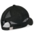 ililily Solid gestickt Blumenmuster Schnürsenkel Netz Baseball Cap verstellbarer Dad Hut , Black - 