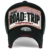 ililily Strasse Trip klassischer Stil abgenutztes Aussehen Snapback Trucker Cap Hut Baseball Cap , Black - 