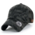 ililily Tarnkleidung (Camouflage) leicht Matt künstliches Leder klassischer Stil Kettverschnuss Schlaufe Baseball Cap , Grey -