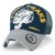 ililily Tiger PEAKS klassischer Stil geriffeltes Muster Baseball Cap Netz Snapback Trucker Cap Hut , Deep Blue -