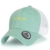 ililily Wake oben abgebildet im Logo Stickerei zweifarbig Netz Baseball Cap Freizeitkleidung Dad Hut , Green -