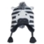 ipretty Mütze Kindermütze Zebra-Form Strickmütze für Baby Mädchen Jungen Kinder Schnee Hut Wintermütze Bommelnmütze Kids Norwegermütze Tiermütze mit wärmendem Ohrverlauf 2 kurzen Zöpfen mit Bommeln -