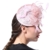 June's Young Damen Fascinator Haarschmuck Mit Feder Brauthut Kopfschmuck Für Braut Anlasshut Hochzeitshut (Rosa) - 