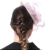 June's Young Damen Fascinator Haarschmuck Mit Feder Brauthut Kopfschmuck Für Braut Anlasshut Hochzeitshut (Rosa) - 