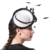 June's Young Damen Fascinator Haarschmuck für Hochzeit Kopfschmuck Hochzeitshut Brauthut Anlasshut Damenhut (Weiß) - 