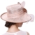 June's Young Damen-Huete Derby Hut mit Blumen Hut aus Hanf Sonnenhut Sinamayhut fuer Hochzeit Reise Kirche UV-Schutz - 