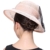 June'Young Damen-Huete Eleganter Hut mit Dekorativen Blaetter Sommer Hut aus Hanf Sonnenhut UV-Schutz - 