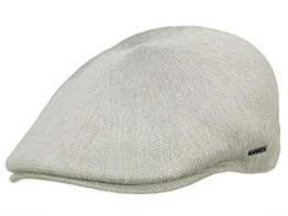 Kangol Bamboo 507 Flatcap Schirmmütze Schiebermütze - grey M/56-57 -