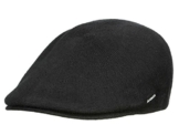 Kangol Bamboo 507 Flatcap Schirmmütze Schiebermütze - black XL/60-61 -